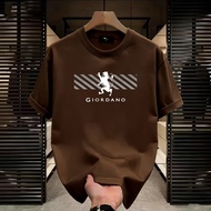 KATUN [men's T-Shirt 24s 100% cotton] Giordano Men's Graphic T-Shirt Original Cotton Casual Cotton S