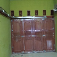 Pintu Besi Garasi sistem dorong/lipat