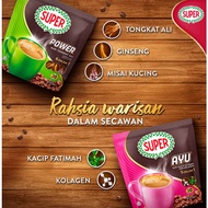 SUPER POWER KOPI TONGKAT.ALI 6 IN 1 20 STICKS &amp; AYU (1 PACK /2 PACK)