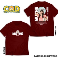 SINFASHION87 - KAOS MUTHE JKT48 NEW ERA - KAOS DISTRO DEWASA - TSHIRT MEMBER JKT 48 NEW ERA - BAJU D
