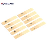 AN.MART 10Pcs Eb Alto Saxophone Reeds Bamboo Sax Reeds Strength 1.5 2.0 2.5 3.0 3.5 4.0 MY