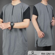 baju koko rosal rompi sholat sleting / atasan pria / rompi sholat / rompi koko