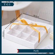 [5 PCS] KOTAK MIKA TRANSPARAN PITA KOTAK KUE SEKAT HAMPERS HADIAH PACKAGING CUPCAKE PUDDING BOX
