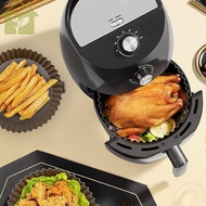 2Pcs Air Fryer Silicone Pot with Handle Reusable Air Fryer Liner Heat Resistant for  Air Fryer Oven SHOPABC6253