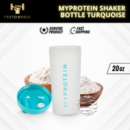 Myprotein Shaker 20oz (Turquoise) – Leak-Proof, Easy to Use, Protein Shake Bottle