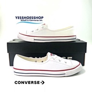 สินค้าพร้อมส่ง รุ่นConverse All Star Ballet Lace Slip on รองเท้าผ้าใบคอนเวิรส์สินค้าลิขสิทธิ์แท้จากบริษัทConverse Thailand สำหรับผู้หญิง