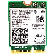 Deal4GO AX201NGW 802.11ax 2.4Gbps M.2 CNVio2 NGFF Dual Band Wireless WiFi Card w/Bluetooth 5.0 for I