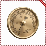[leipupa] Metal Weather Pressure Instrument Analog Round Weather Pressure Instrument mmHg hPa Dial W