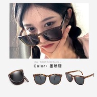 折疊偏光墨鏡 女夏防紫外線太陽鏡 輕便彈簧腿太陽眼鏡（平行進口）（快遞送貨上門）