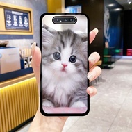HP Samsung A80 Case Latest Motif Shiny Case - New Glossy Case Samsung A80hp [CAT MOTIF] - AGM Case s