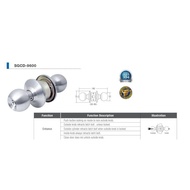 St.Guchi SGCD-9600 Stainless Steel 304 Cylindrical Entrance Door Lock Set