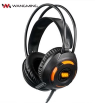 (HCM) Tai Nghe Chụp Tai Chuyên phòng Game cực bền siêu rẻ Wangming 9900 tai nghe hổ trợ mic dùng c