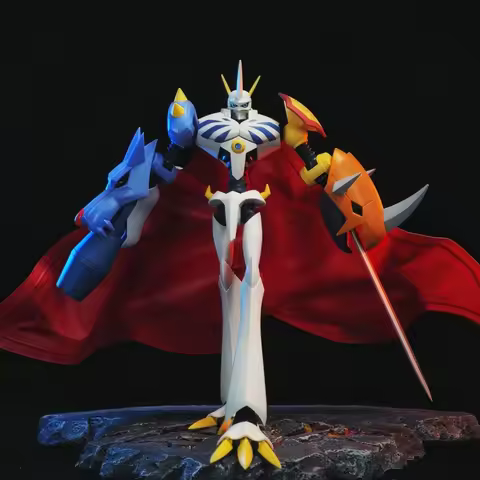 Digital Monster SHF Anime NEW Handmade Omegamon TNT double layer cloak clothes Built In Iron Wire Is