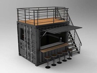 Booth Container 2 lantai murah
