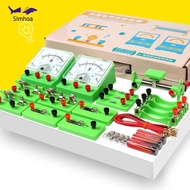 Simhoa Science Lab Portable Lightweight Physics Circuit Experiment Kit Physics Electric