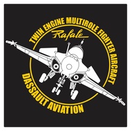 Dassault Rafale Round Cutting Sticker