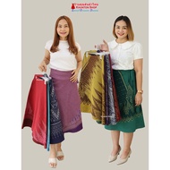 16E-01 Printed Cotton Lace-Up Circle Skirt. Thai Skirt Available In 2 Sizes Free Size (Waist 24-34) And XL 35-40).