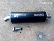 knalpot silincer only original Brazzer exhaust big volume inlet 50mm free custom laser nama suka suk