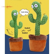 Adjustable Volume Control, Dancing Cactus Toy Talking Cactus Toy Repeats What You Say Singing Mimicking Cactus Toy