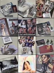 BLACKPINK Jisoo Jennie Rosé Lisa淨專小卡 周邊