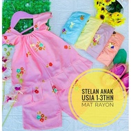 PACKAGE 5 PCS CHILDREN'S SUITS 1 - 3 YEARS CHEAP SUITS GIRLS' SUITS CHILDREN'S SLEEPWEAR SUITS RAYON