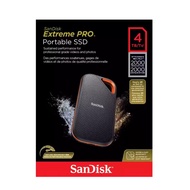Ổ cứng di động SSD gắn ngoài Sandisk Extreme Pro E81 dung lượng 1TB / 2TB / 4TB tốc độ 2000MB/s (đen