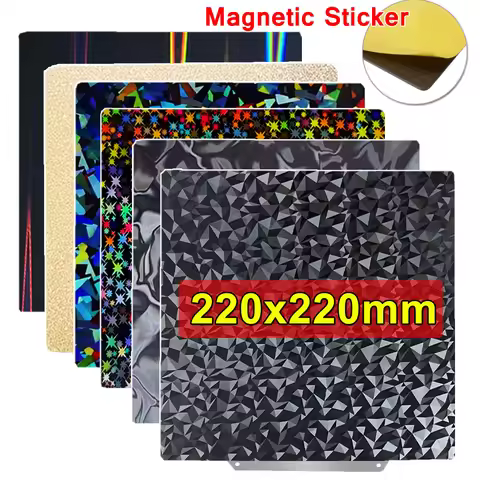 Double Sided Magnetic Heated Bed 220x220mm Build Plate H1H PEI Sheet PEO PET Plate for Anycubic Mega