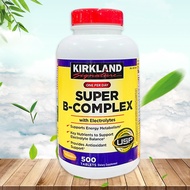 (Exp.07/2027)Kirkland Signature Super B-Complex with Electrolytes 500 Tablets
