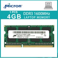 4GB 1600MHz DDR3 PC3-12800 204Pin SODIMM Laptop RAM Notebook Memory SDRAM Micron