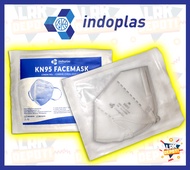 Indoplas KN95 Disposable Protective Face Mask - SOLD by 1s and 10s (FDA Approved Medical Grade Standard)