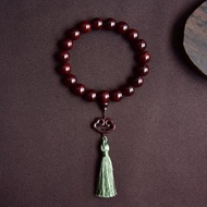 【小葉紫檀手持】天然印度小葉紫檀帶金星十八子手持佛珠念珠