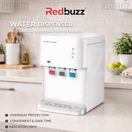 REDBUZZ Penapis air 3 suhu Alkaline Hot & Warm & Cold Model : RA-206T Water Dispenser With 4 Pcs Wat