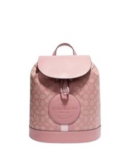 Coach - Dempsey Drawstring Backpack In Signature Jacquard With Stripe And Coach Patch