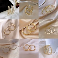 Round Earrings Circle Earrings Gipsy Earrings