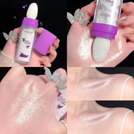 Highlighter Powder Spray High Gloss Glitter Powder Spray Shimmer Sparkle Powder Makeup