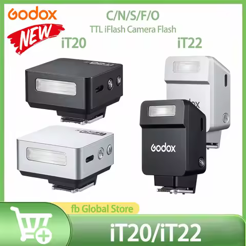 Godox iT20 iT22 TTL Mini Flash iFlash Camera Flash for Canon Nikon Sony Fujifilm Olympus Panasonic C