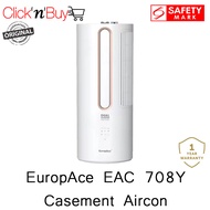EuropAce EAC 708Y Casement Air Conditioner. EAC708Y. 8,000 BTU. Dual Inverter. Made in Korea. Safety Mark Approved. 6 Year Compressor Warranty.