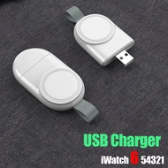 ▨○❆ Wireless Charger for Apple Watch 8 7 6 5 4 3 SE Series iWatch Accessories Portable USB Charging 