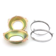 ถาดเบ้าไฟหน้า + เหล็กรัด 7 นิ้ว 1 คู่ โตโยต้า แลนด์ครุยเซอร์ ปี 2503 - 2532 TOYOTA LAND CRUISER J