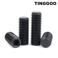 M1.6 M2 M2.5 M3 M4 M5 M6 M8 M10 M12 M14 M16 Black 12.9 Steel Allen Hex Hexagon Socket Flat Point End