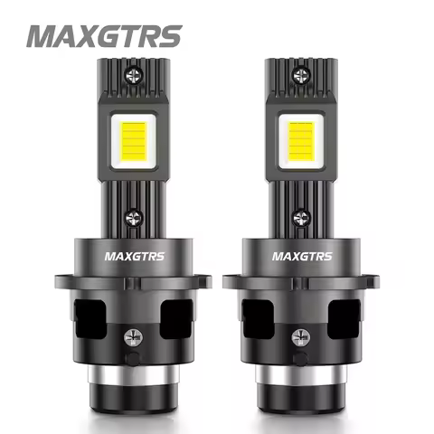 2x D1 D2 D3 D4S LED Headlight Bulbs 6000K White Conversion Kit Plug and Play HID Xenon Light Replace