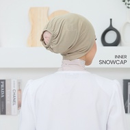 ALAYNA Inner Snowcap | Scarf Anak Tudung Cotton Berlubang Bergetah