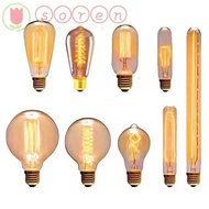 SOREN Vintage Retro Bulb 40W Ball light Decoration E27 holder Antique Incandescent Edison Lamp