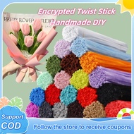 100pcs Fuzzy Wire / Chenille Twist Wire for DIY Flower Bouquet Color Material Package Hair Root Stri