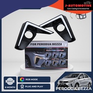 RGB Colourful Perodua Bezza 2020-2026 Daytime Running Light DRL Fog Lamp Daylight LED accessories