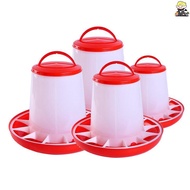 [CLA] 1/4/6/8/10Kg Automatic Chicken Feeder Bucket Rooster Hen Feeding Device, Farm Animal Poultry Q