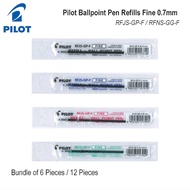 Pilot Ballpoint Pen Super Grip / Rex Grip / BP145 / Ocean Pen Refills Fine 0.7mm (RFJS-GP-F / RFNS-G