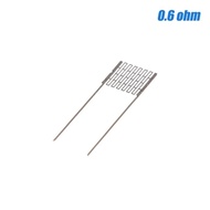 【New arrival】 5pcs Diy Rebuild Mesh Coils 0.6/0.8ohm Heating Mesh Wire Diy Heating Wire Tool 316 Mes