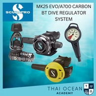 SCUBAPRO MK25 EVO BT + A700 BT + R195 Set (1stage + Reg + Oct + Gauge) Regulator