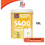 NIPPON PAINT Vinilex 5400 Wall Sealer 18L Interior Exterior Wall Sealer Undercoat Cat Dinding Luaran